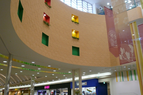 ショッピングモール 加湿