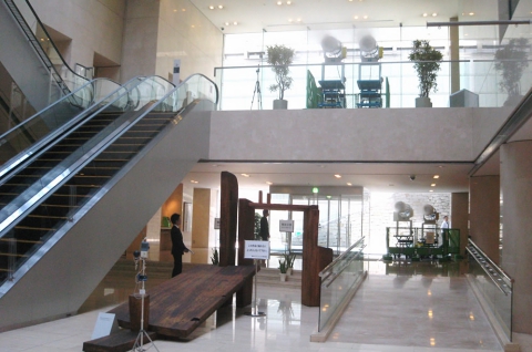 エントランス 加湿